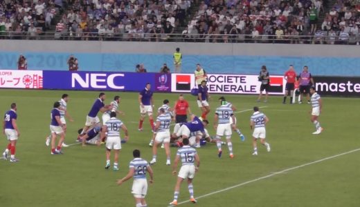 ラグビーワールドカップ2019　フランスvsアルゼンチン　乱闘(Rugby World Cup 2019 France vs Argentina Brawl.)