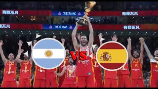 [決勝] アルゼンチン VS スペイン | FIBA バスケットボールワールドカップ