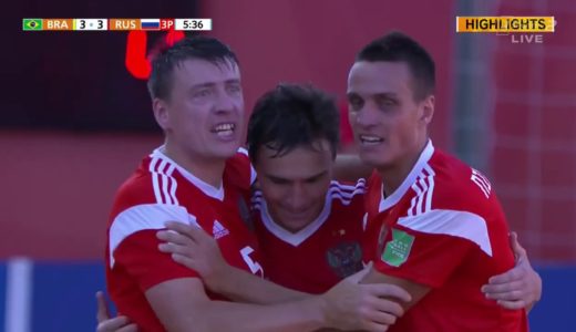 【ハイライト】ブラジル vs. ロシア　FIFA ビーチサッカー ワールドカップ パラグアイ 2019 準々決勝