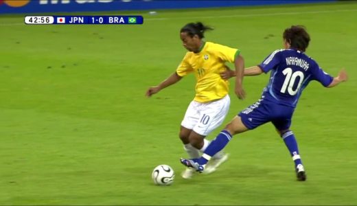 ロナウジーニョが日本代表を相手にするとこうなる！2006 W杯