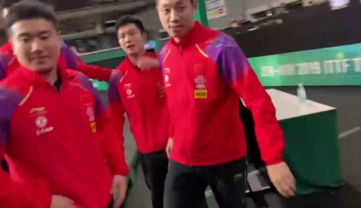 男子中国代表ITTF写真撮影｜ワールドカップ団体戦2019