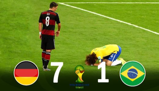 【ミネイロンの惨劇】ブラジルvsドイツ 1-7 ワールドカップ 2014準決勝 【伝説の試合】