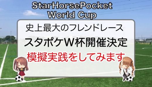 再UP　スタポケワールドカップ2020 模擬レースをしてみた！大会時注意事項案内。