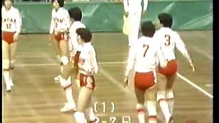 1977年　ワールドカップ女子  決勝リーグ   日本×中国　　　World Cup Women 1977    JPN×CHN