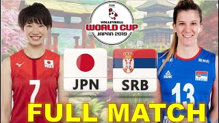 World Cup Volleyball 2019 women Japan vs Serbia ワールドカップバレーボール2019女子日本vsセルビア