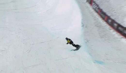 戸塚優斗(日本）アスペン大会（3/21）優勝｜スノーボード FIS ワールドカップ 20/21 男子ハーフパイプ