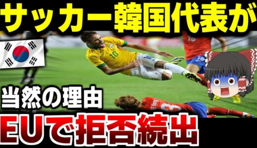 サッカー韓国代表がワールドカップでヨーロッパ中から拒否された『ある理由』に世界中が納得！？【ゆっくり解説】【海外の反応】
