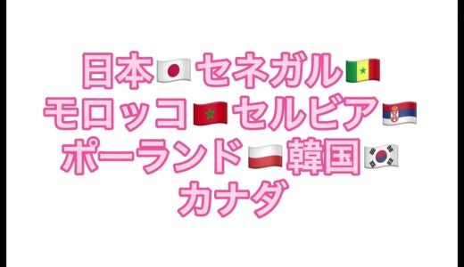 2022カタールワールドカップ抽選ポット分け【ワールドカップ】【W杯】【ポット分け】【ポット】【ポット3】