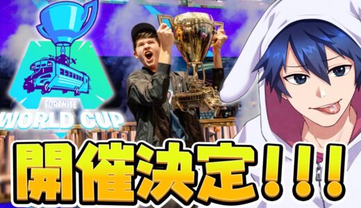 【総額一億円】遂にワールドカップが来た！今後の競技について【フォートナイト/Fortnite】