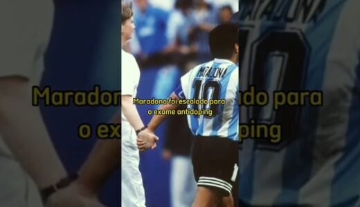 MARADONA CAIU NO ANTIDOPING - COPA DO MUNDO #futebol #shorts