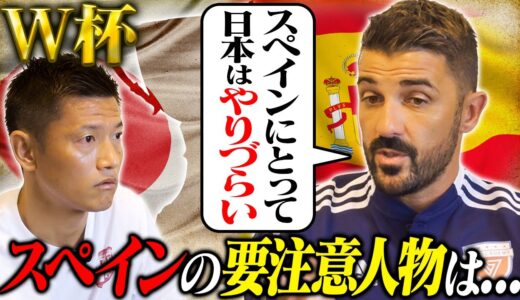 ダビド・ビジャが語るカタールW杯！日本代表とスペインの相性は？