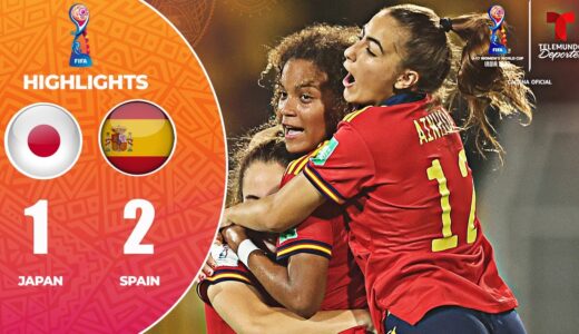 Japan vs Spain (1-2)  | U17 Women's World Cup - Extended Highlights and Goals