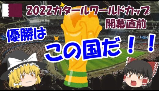 2022年カタールワールドカップ(優勝はこの国だ！！編)