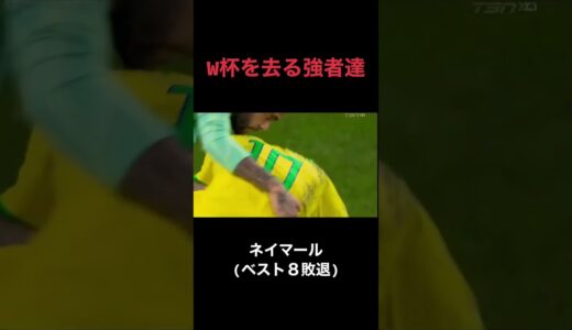 W杯で散り行く強者達