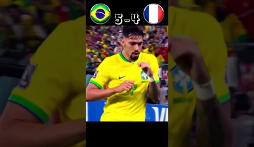 Brazil VS France FIFA World Cup 2023 Highlights Imajinary🔥🔥#youtube #football #shorts