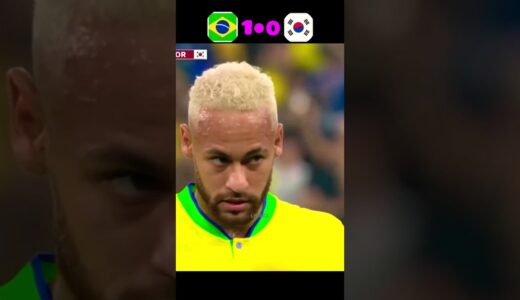 brazil vs south korea fifa world cup 2022 highlights #footballshorts #youtubeshorts #highlights