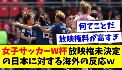「日本なら払えるでしょ」女子サッカーW杯放映権未決定の日本に対する海外の反応はこちらｗ