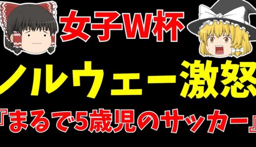 【サッカー】女子ワールドカップ日本代表がノルウェーに勝利で両サポーターはどんな反応した!?【ゆっくり解説】