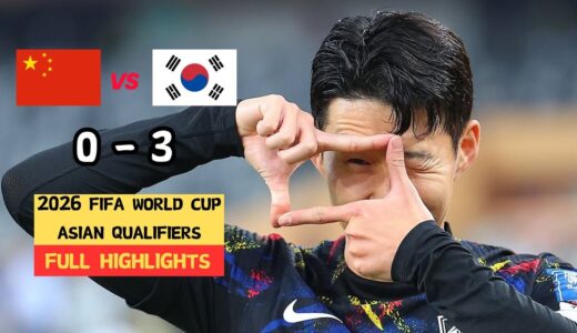 CHINA VS KOREA ｜ 2026 FIFA World Cup  Asian Qualifiers | Full Game Highlights | Nov 21,2023